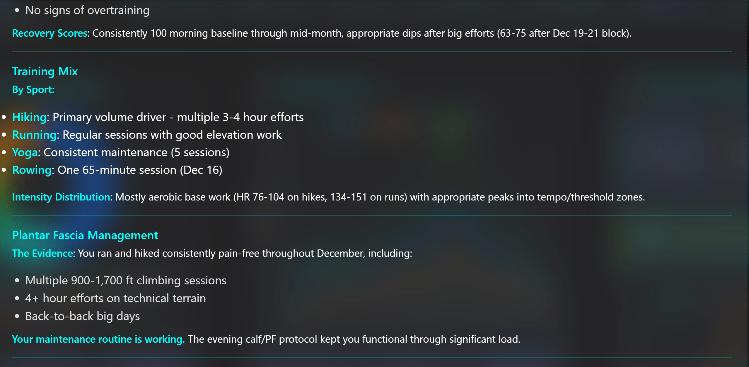 Fit PA AI Coach - Monthly view 3